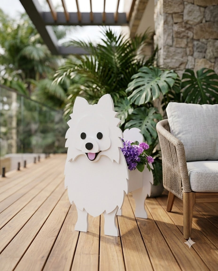Blumentopf - als Hund