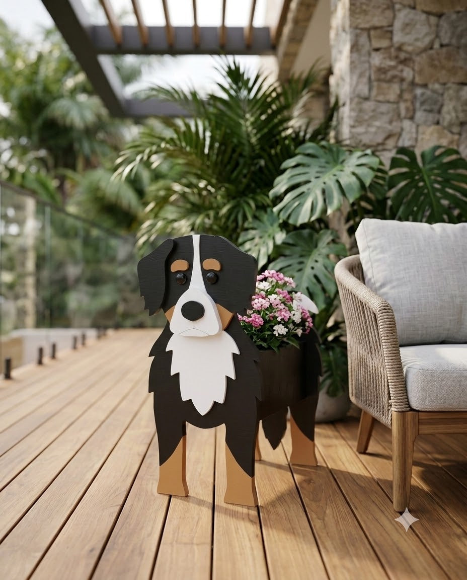 Blumentopf - als Hund