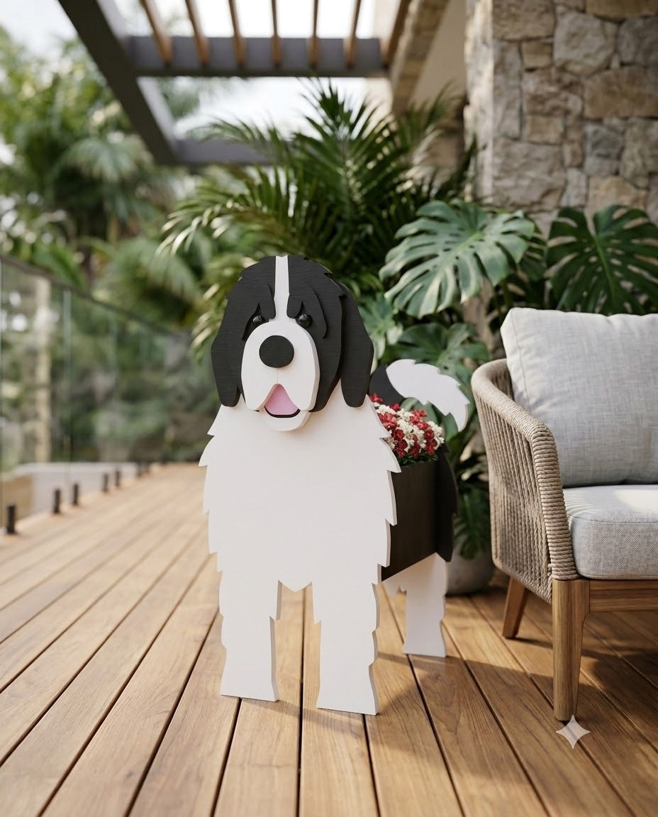 Blumentopf - als Hund